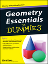 Cover image for Geometry Essentials For Dummies
